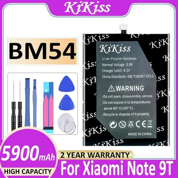 Батарея KiKiss BM54 BM 54 BM-54 5900mAh Для Аккумуляторов Xiaomi Note 9T Note9T MTK 800U
