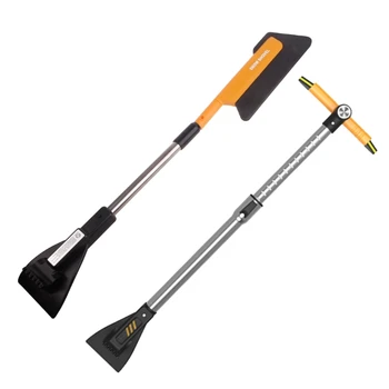 Выдвижная лопата для уборки снега, скребок, многофункциональная щетка для удаления снега, царапина