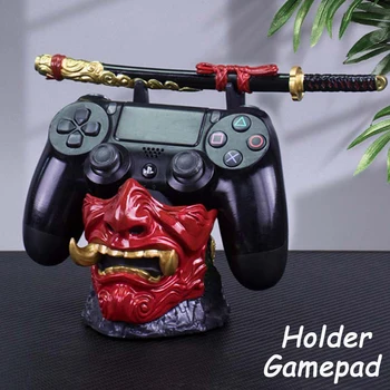 Держатель игрового контроллера для PS5/PS4/ XBOX с маской японского дьявола в стиле аниме