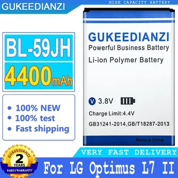 Сменный аккумулятор GUKEEDIANZI для LG Optimus L7 II, Двойной P710, P715, F5, F3, VS870, Ludid2, P703, BL 59JH, Аккумулятор большой мощности