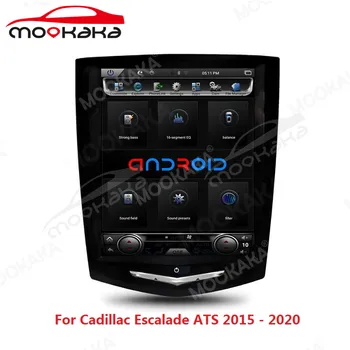 Мультимедийный плеер Android 9.0 для Cadillac Escalade ATS 2015 - 2020, автомобильное радио, GPS-навигация, стереосистема в стиле Tesla, головное устройство