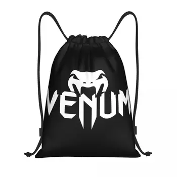 Изготовленная на заказ сумка на шнурке Venums Для женщин и мужчин, легкий рюкзак для хранения спортивных единоборств и фитнеса в тренажерном зале