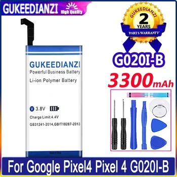 GUKEEDIANZI Новый Аккумулятор для телефона G020I-B для HTC Pixel 4 Pixel4 3300 мАч Качественный Резервный Литий-полимерный Аккумулятор В наличии