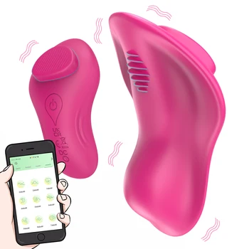 Приложение Управления Носимый Вибратор для Женщин Стимулятор Клитора Беспроводной Bluetooth Магнитная Одежда Вибрирующий Женский Мастурбатор Секс-Игрушки