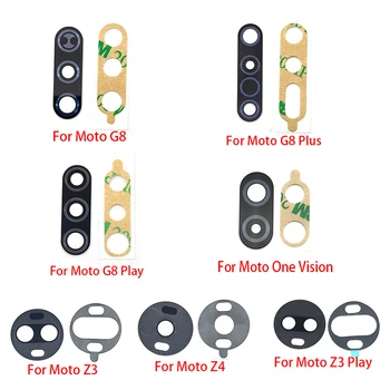 2 шт./лот, Стеклянный Объектив камеры с Заменой ленты Для Motorola Moto One Vision Fusion Hyper E7 G8 G9 Plus E6 Z4 Z3 Play E 2020