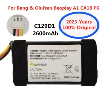 100% Оригинальный 2600 мАч C129D1 Плеер Динамик Батарея Для Bang & Olufsen BeoPlay A1 CA18 P6 Громкоговоритель Bluetooth Аудио Bateria