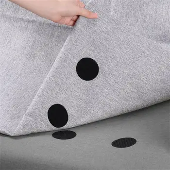 Прочная самоклеящаяся застежка Точечные наклейки Противоскользящие коврики для простыни дивана ковра