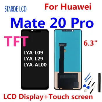 6,3 ”TFT Для Huawei Mate 20 Pro ЖК-дисплей с сенсорным экраном Digitizer в сборе LYA-L09 LYA-L29 LYA-AL00 Для замены Mate20Pro