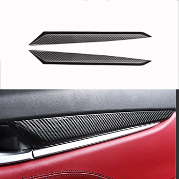 4ШТ Чехлов для внутренней отделки дверей из настоящего сухого углеродного волокна для Maserati Levante 2016up