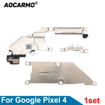 Aocarmo 1 комплект Кронштейн материнской платы Пластина Держатель гибкого кабеля Крышка Металлическая Фиксированная Пряжка для ремонта Google Pixel 4 Запасная часть