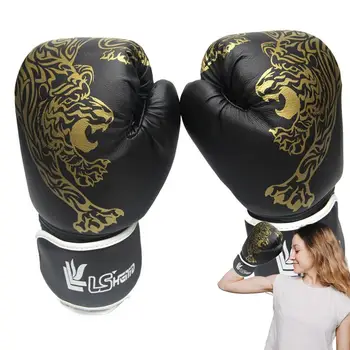 Боксерские Перчатки для мужчин и женщин из искусственной кожи для каратэ Муай Тай, Бесплатная Боевая подготовка, Взрослое Детское Снаряжение