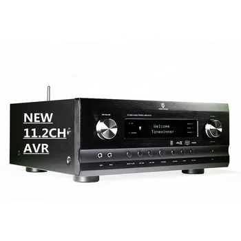 Беспроводной AVR AV-ресивер Tonewinner AT-2000, бестселлер, черный, крутой встроенный усилитель высокой мощности с HDMI ARC, 4K 3D эквалайзер