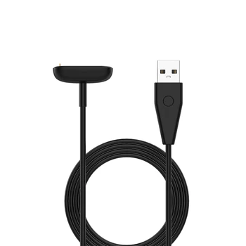 Зажим для док-станции USB-Зарядного устройства Для Fitbit Luxe Smart Wtach, Магнитный Зарядный Кабель С кнопкой сброса, Подставка для fitbit charge 5 6