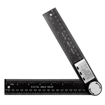 Инструмент для измерения угла Цифровая разметка отверстий Маркировочный прибор для разметки калибра Многофункциональная линейка для разметки