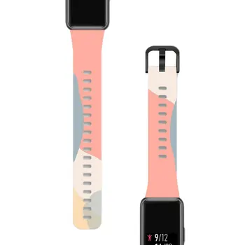 Красочный силиконовый ремешок для часов Honor Band 6, сменный ремешок для браслета, ремешок для браслета Huawei Fit, аксессуары для браслетов