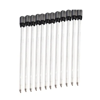 12 шт. шариковых ручек для заправки крестообразных ручек Fine Point Pen Refill 7 см - Черные чернила
