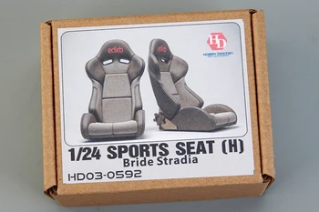 Hobby Design HD03-0592 1/24 Спортивных сиденья (H) Bride Stradia (Смола + наклейки + полиэтилен) Модификации модели автомобиля Модель ручной работы