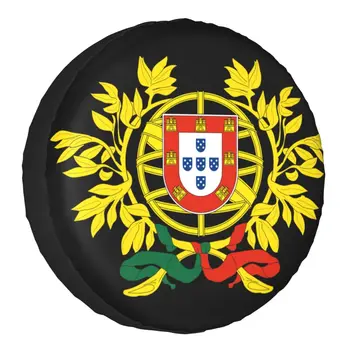 Герб Португалии Крышка Запасного Колеса для Прицепа Jeep Honda 4x4 Португальский Флаг Гордый Протектор Шин 14 