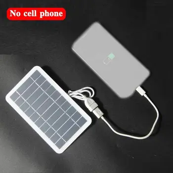 Портативная солнечная панель 5 В 2 Вт, солнечная пластина с USB, стабилизирующая безопасную зарядку, зарядное устройство для Power Bank, телефон, Кемпинг на открытом воздухе, Дом