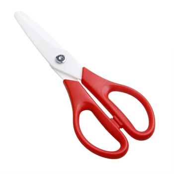 Керамические ножницы для резки готовых блюд, прочные и безопасные для мяса, рыбы и овощей, эргономичная ручка для легкого использования