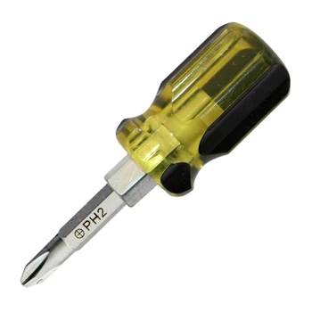 Отвертка с короткой ручкой, крестообразная 2-в-1, Сменные отвертки, Ремонт, Замена ручных инструментов