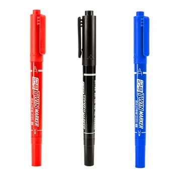 Кисть с двумя маркерами, цветная ручка, художественный маркер и кисть-хайлайтер для раскрашивания рукописных надписей.