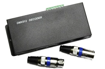 12V DMX 512 4A 4 Канала Декодер Контроллер для светодиодной ленты 5050 RGB лампа