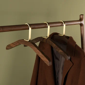 Деревянные вешалки в стиле ретро из 1 шт., органайзер для пальто, вешалка для одежды увеличенной ширины, вешалка для одежды, вешалка для хранения одежды, органайзер для гардероба