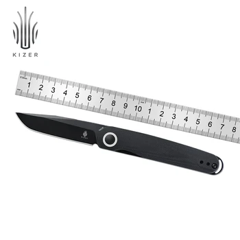 Kizer EDC Knife Squidward V3604C2 2022 Новый Охотничий Нож с Черной Рукояткой G10 и Стальным Лезвием 154 см Инструменты для выживания