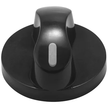 Пластиковая ручка управления кухонной газовой плитой и духовкой черного цвета