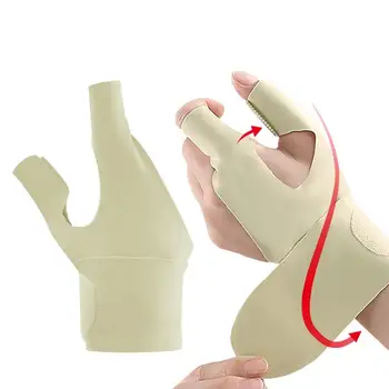 Спортивный бандаж для пальцев, поддерживающий 2 пальца, удобный дышащий регулируемый бандаж на запястье с поддержкой пальцев для тяжелой атлетики