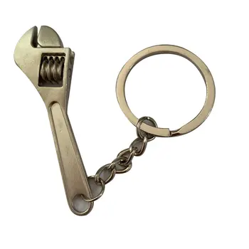 2022 1шт Инструменты для ремонта Мини Портативный Металлический регулируемый инструмент Гаечный ключ, брелки для ключей, кольцо для ключей, подарок, 6,5 х 1,8 см