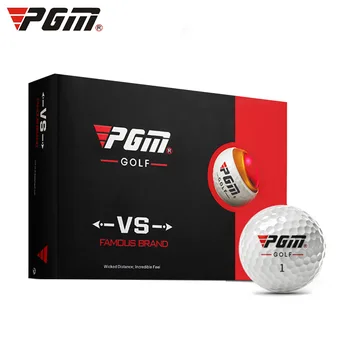 PGM Оригинальный мяч для гольфа Трехслойный Спичечный мяч Подарочная упаковка Набор мячей для гольфа 12 шт. Набор мячей для игры Q017