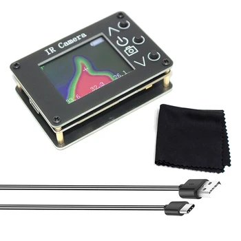 Розничная продажа MLX90640 1,8-дюймовый инфракрасный тепловизор, TFT-экран, ЖК-дисплей, Тепловизионная камера, ручной датчик температуры