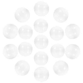40шт пластиковых наполняемых шариков, открывающиеся шарики для упаковки для хранения, наполняемые круглые шарики