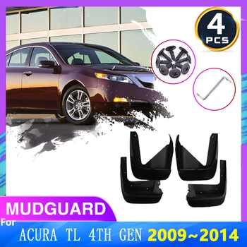Для Acura TL 4-го поколения 2010 2012 2009 ~ 2014 Автомобильные Брызговики Брызговики Колеса Переднее И Заднее Крыло 4 Шт. Автоаксессуары
