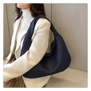 Новый тренд, модные сумки, тканая сумка, мягкая роскошная дизайнерская сумка, высококачественная сумка-тоут для женщин, дорожные сумки для покупок