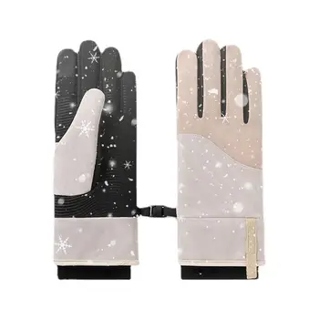 Зимние Тепловые перчатки С сенсорным экраном, Теплые Перчатки Для Зимы, Мягкие И Эластичные Садовые Перчатки, Термозащита рук Для Вождения