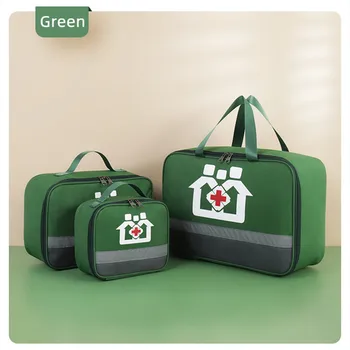 3 шт./компл. Бытовая медицинская сумка для хранения, Светоотражающая лента для семейной медицины, портативная сумка для первой помощи в общежитии