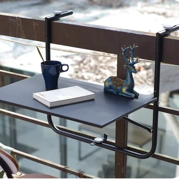 Стол для ноутбука Простой современный стол для ноутбука Подвесной компьютерный стол на балконе Складное хранилище Домашний офис Безопасный и стабильный