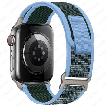 Петля для ремешка Apple Watch 44 мм 45 мм Ultra 49 мм 40 мм 41 мм 42 мм 45 мм браслет correa для Apple watch серии 8 7 6 5 4 3 se