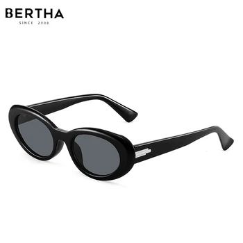 BERTHA Anti-UV400, очки для тонкого лица, Подходящие солнцезащитные очки, Поляризованные очки, Изменение цвета оправы для очков для продвинутых девушек
