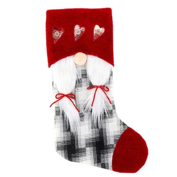 Рождественские чулки Праздничные украшения Рождественские подарочные носки Подарочный чулок