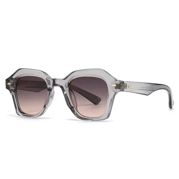 Винтажные круглые солнцезащитные очки для женщин, мужчин, элитный бренд, дизайнерские солнцезащитные очки в узкой оправе, женские Популярные очки Ins UV400