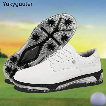 Новые профессиональные туфли для гольфа, роскошные гольфы, Большой размер 40-47, обувь для ходьбы, удобные уличные кроссовки для гольфа