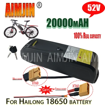 52 В/20 Ач для электрического велосипеда Hailong, горного велосипеда, электрического мотоцикла 18650-35E, аккумулятор с длительным сроком службы