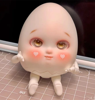 Qbaby Doll store 1/12 regalos de juguetes de resina de huevo humano