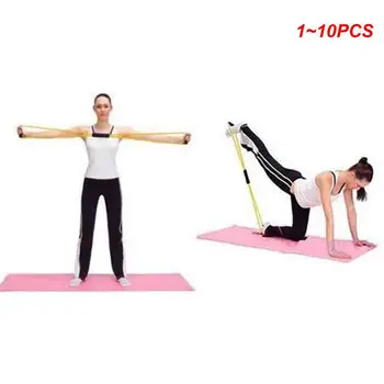 1-10 шт. Эспандер для груди Yoga 8 Word, проявитель, резиновые резинки для сопротивления, тренировочные резинки для фитнес-группы, спортивного зала для йоги