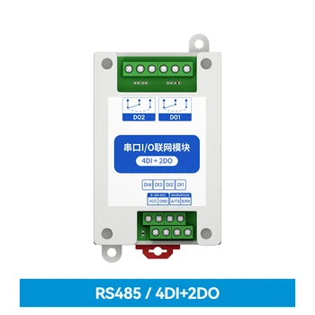 MA01-AXCX4020 (RS485) 4DI + 2DO Modbus RTU Промышленного класса Сетевой модуль ввода-вывода с последовательным портом Интерфейс RS485