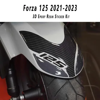 Аксессуары для мотоциклов Комплект защиты от 3D-наклеек из эпоксидной смолы для Honda Forza 125 2021 2022 2023